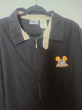 Disneyland Resorts Unisex XXL Black 50 Year Anniversary Embroidered Jacket